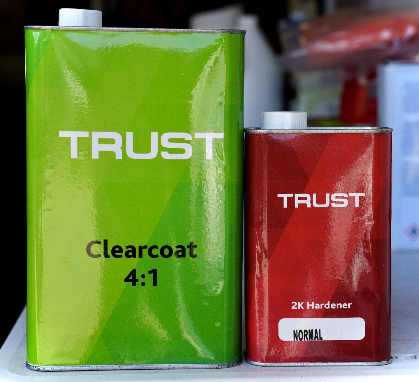 Trust 2K High Gloss 4:1 Clearcoat Gallon W/ Automotive Clearcoat MED Hardener