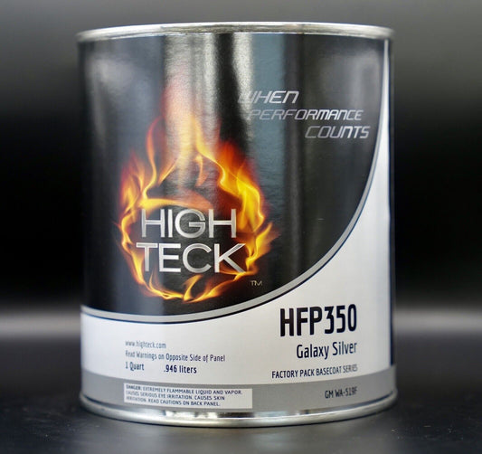 High Teck Galaxy Silver Urethane Basecoat QUART GM WA519F Auto Paint - HFP350