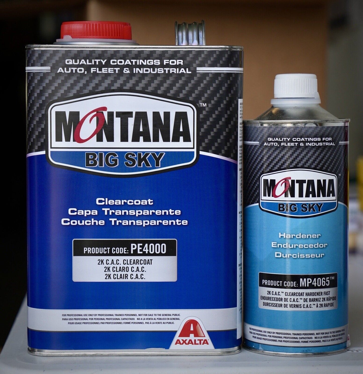 PE4000 Montana Big Sky 4:1 Production High Gloss Clearcoat Kit + Hardener