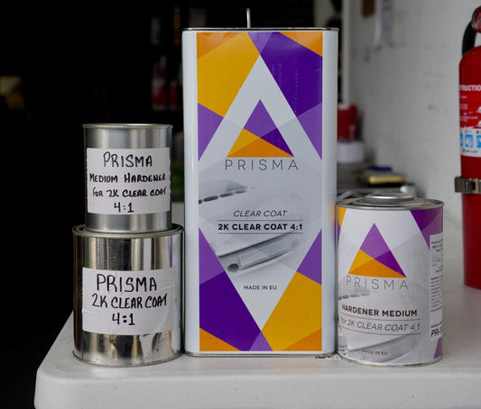 Automotive Prisma Euro High Gloss 2K 4:1 Quart Size Clearcoat Kit