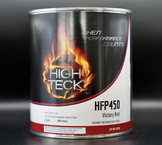 High Teck Victory Red Urethane Basecoat QUART GM WA9260 Automotive Paint HFP450