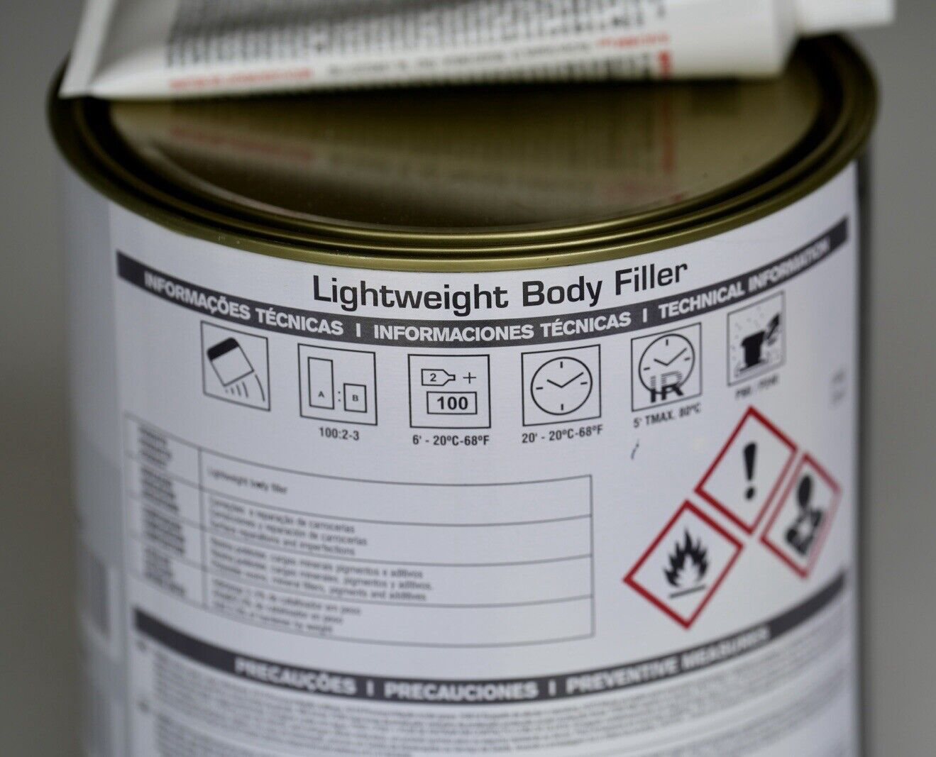 Roberlo R1 Easy 4000 Lightweight Body Filler Smooth Finishing w/Hardener!