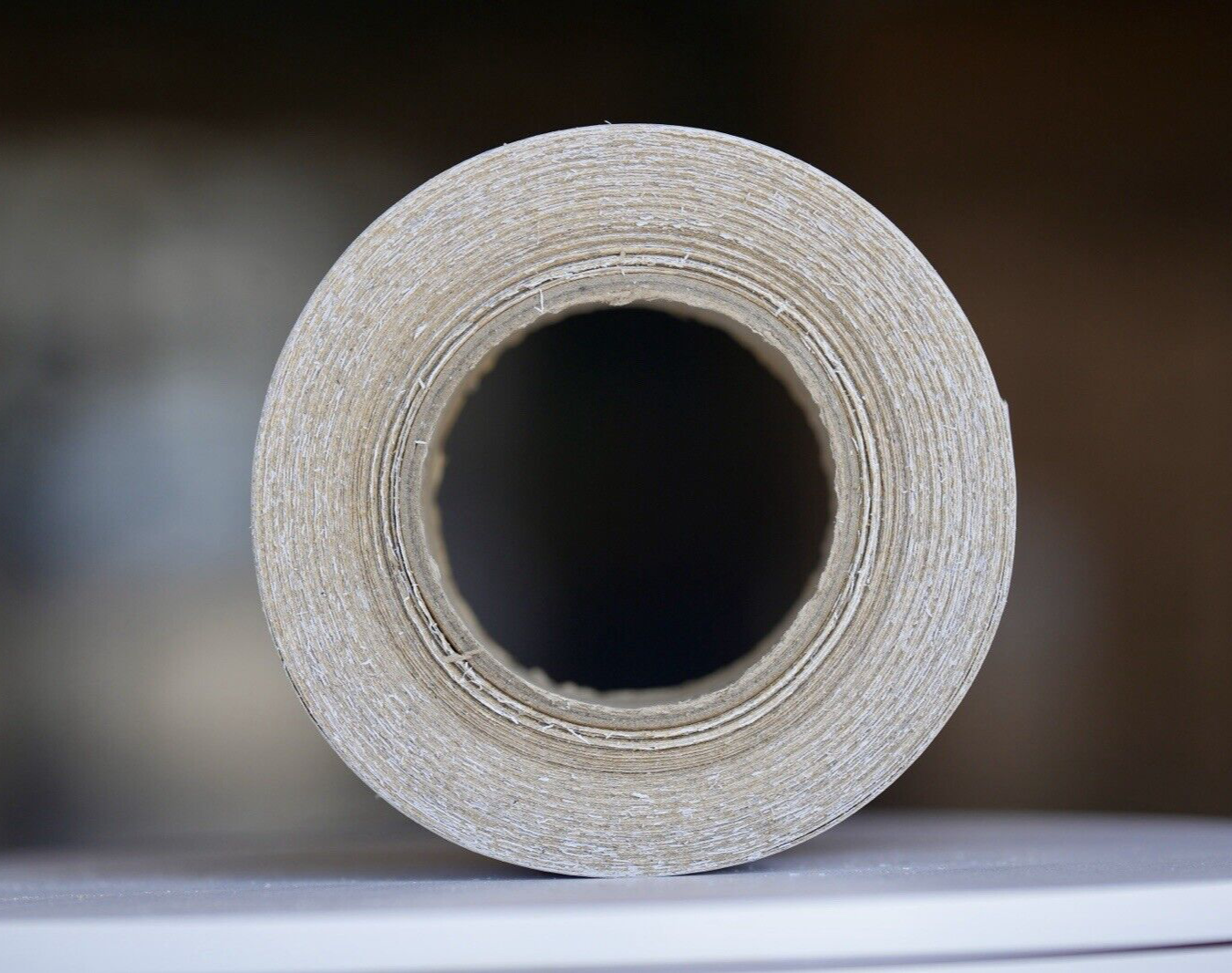 320 Grit Gold Longboard Sandpaper Roll 2-3/4" Wide, 25yds, PSA Sticky