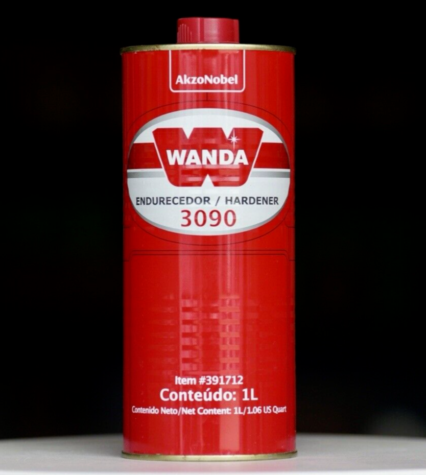 WANDA 3090 Automotive Clear Coat SLOW Hardener Quart 32oz , Akzo Nobel 391712