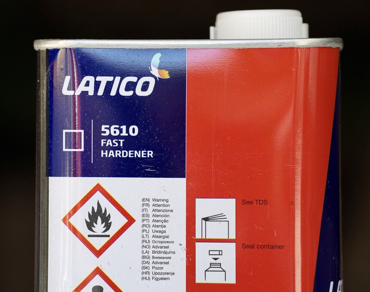 Kapci 2K Quart Size FAST Hardener/Activator! For Latico Automotive Clear Coat