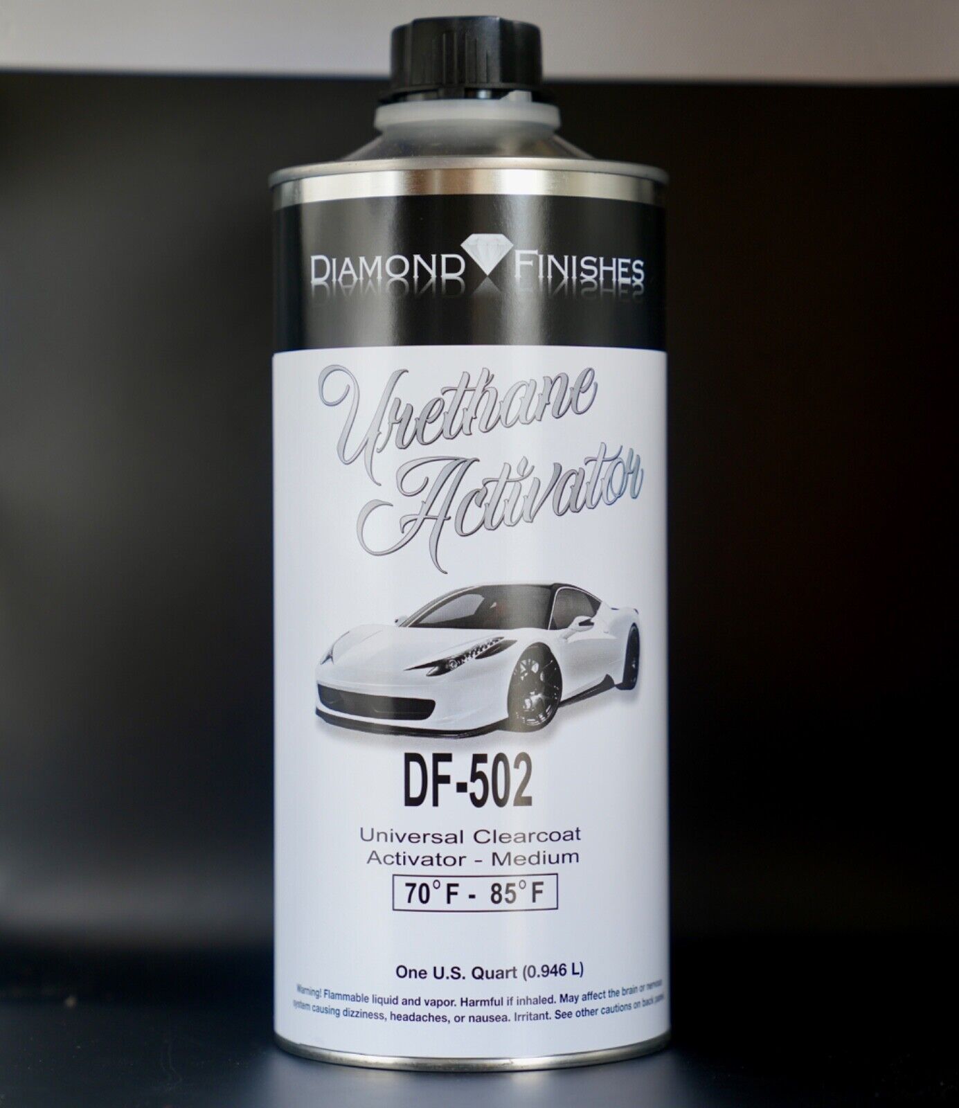 Universal Auto Clearcoat Urethane Hardener Quart Size