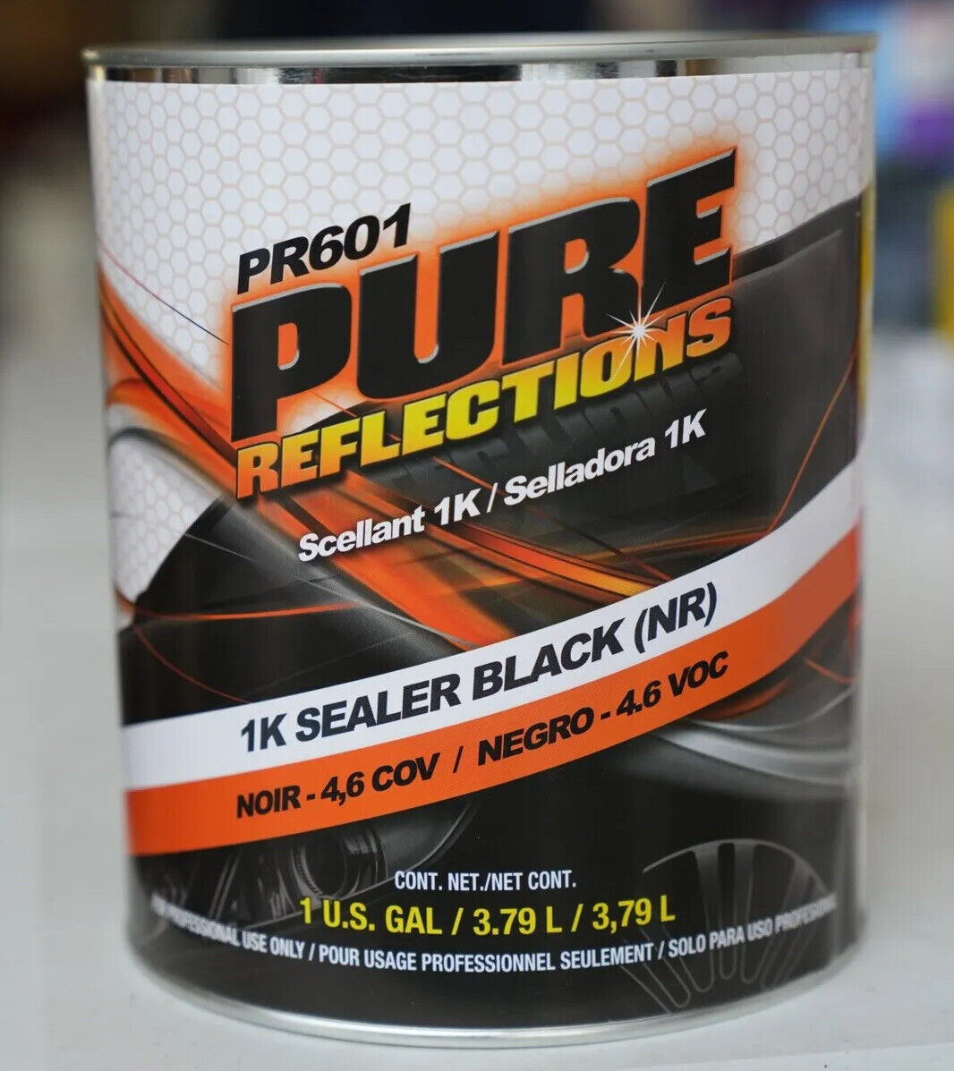 Pure Reflections Automotive Black 1K Primer-Sealer Ready To Spray Gallon