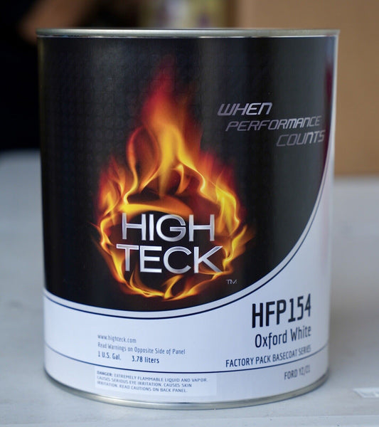 High Teck HFP154 Oxford White Basecoat Urethane Auto Paint FORD YZ/Z1