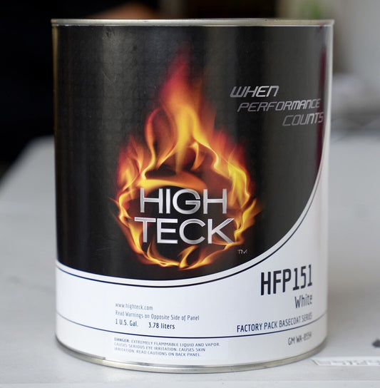 HIGH TECK HFP 151 GM WA8554 WHITE BASECOAT AUTO PAINT GALLON