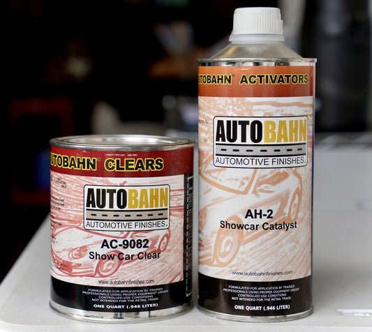 Autobahn 2K Show Car Clear Coat QUART Kit! Mix 1:1 Showroom Gloss AC-9082