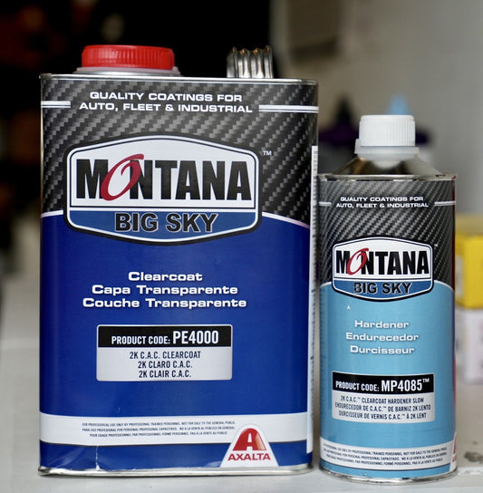 PE4000 Montana Big Sky 4:1 Production High Gloss Clearcoat Kit + Hardener