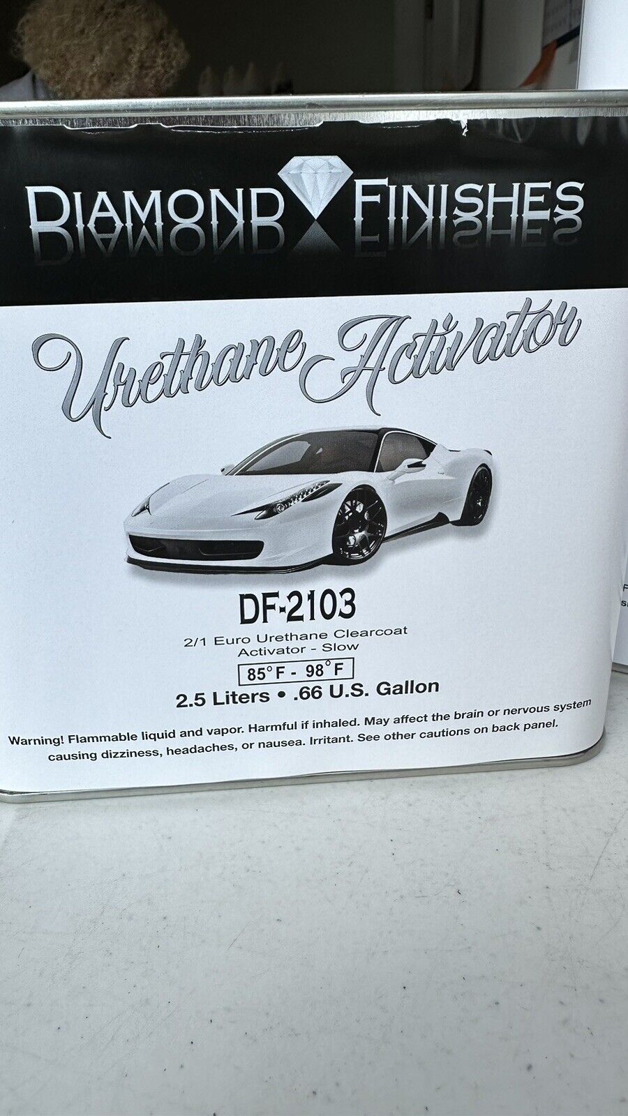 Euro 7.5 Liter Diamond Finishes High Gloss Urethane 2-1 Mix Clear Coat Kit