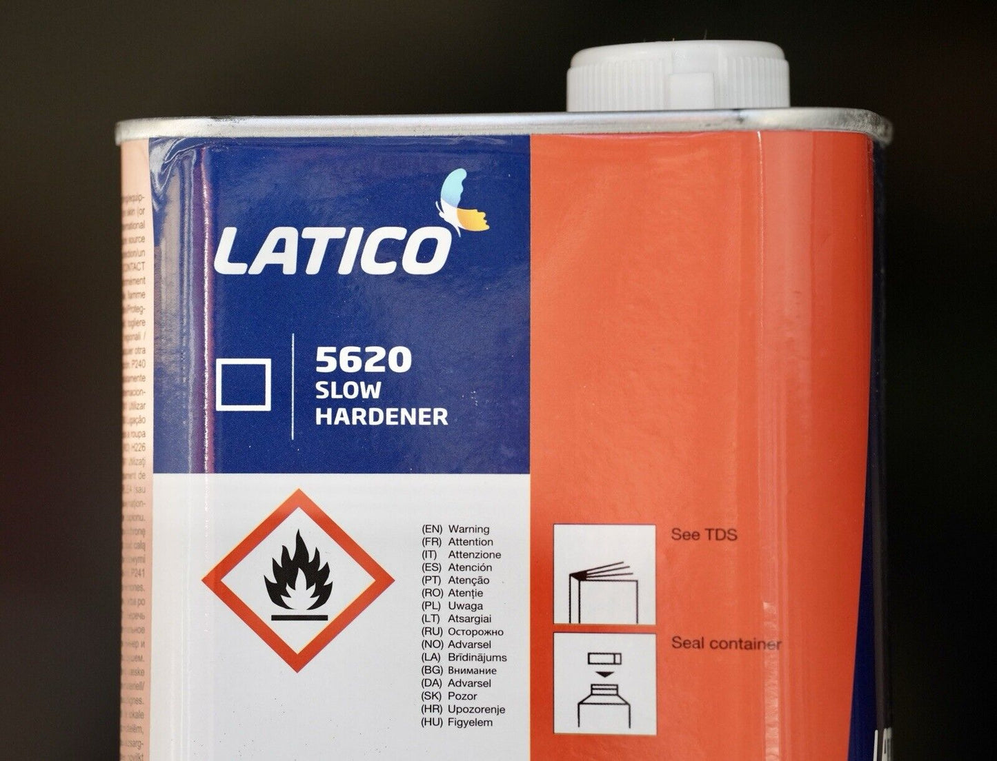 Kapci 2K Quart Size SLOW Hardener/Activator! For Latico Automotive Clear Coat