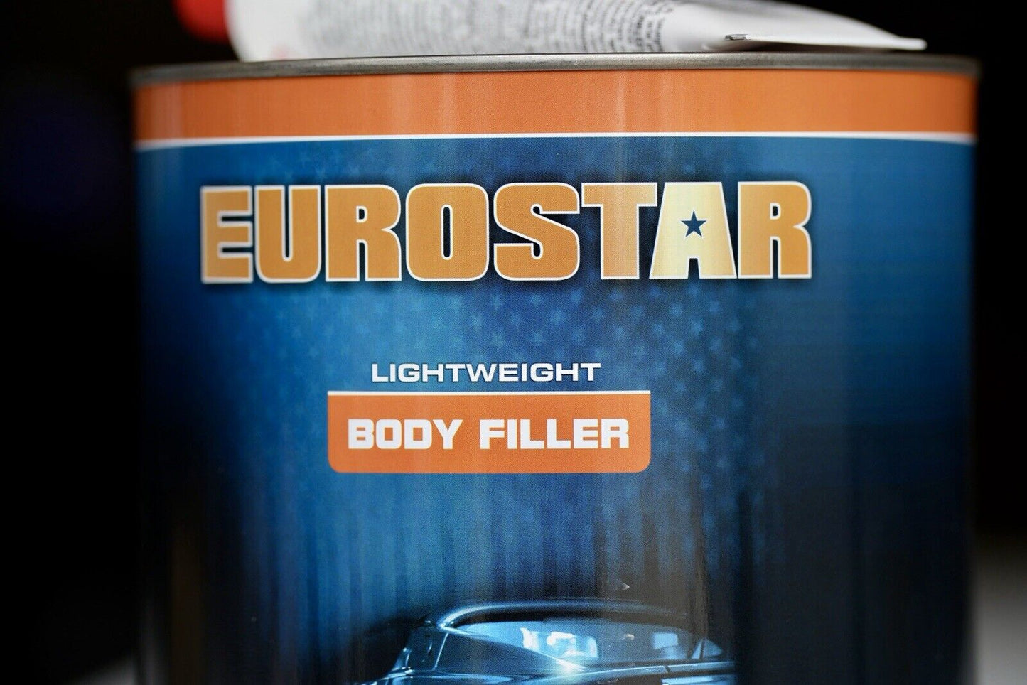 EUROSTAR Gold Lightweight Body Filler 3L Gallon w/Hardener Easy Sanding 2 PACK