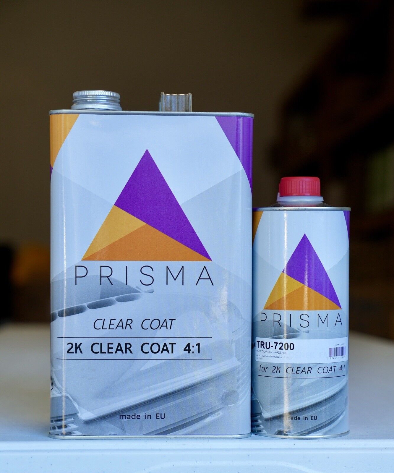 Automotive Euro High gloss 2K 4:1 Gallon Clearcoat Kit (Limited Amount)