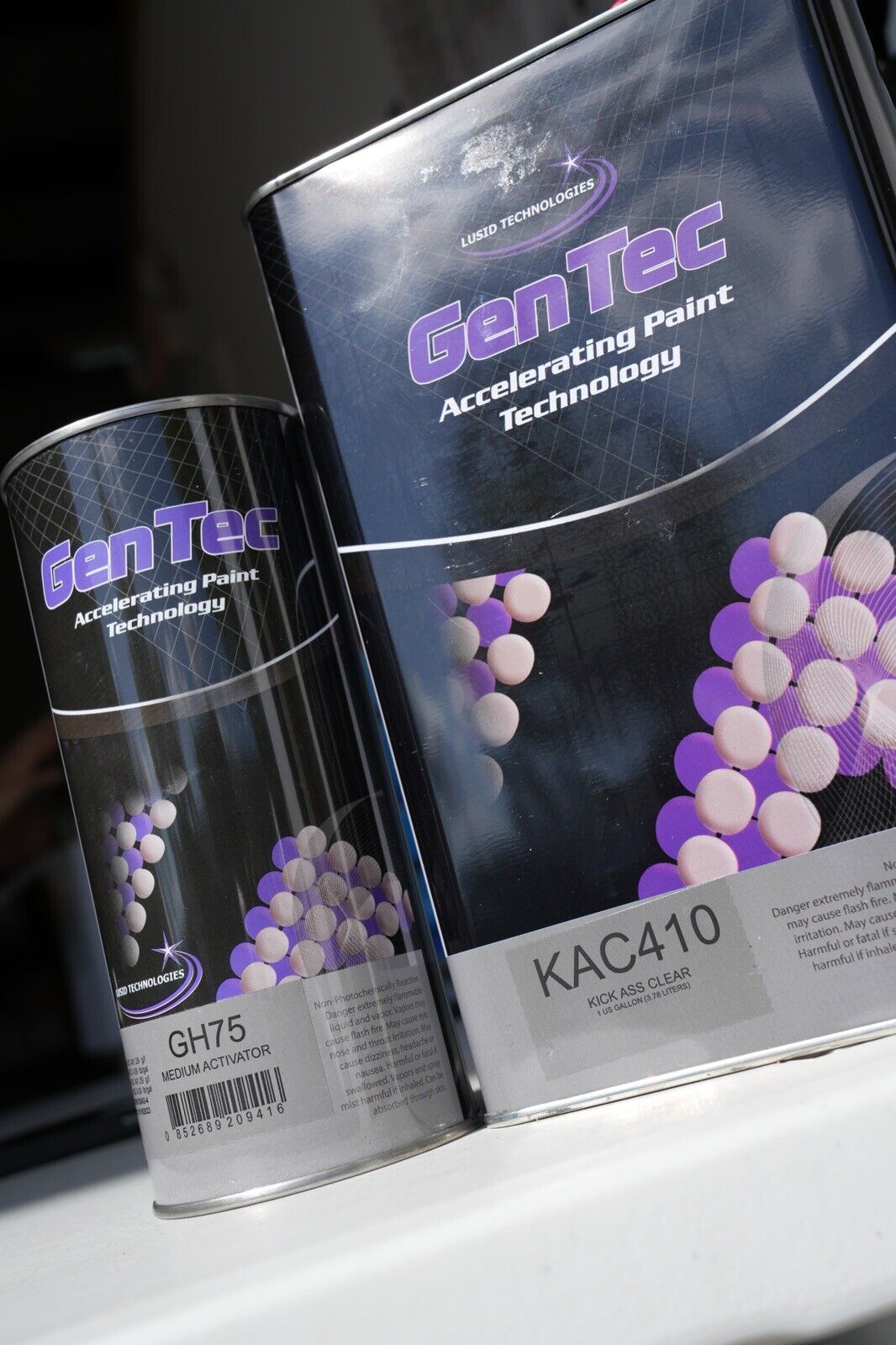GenTec Kick Ass Clear Premium Auto High Gloss 4:1 Clear Coat Kit KAC410 Gallon