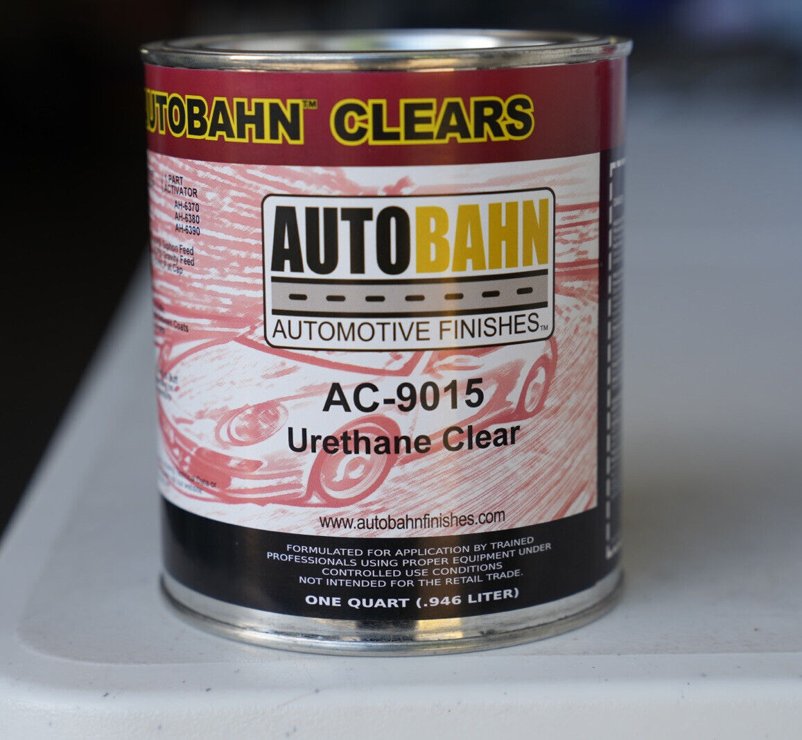Autobahn AC-9015 Auto Urethane Clear Coat QUART Kit! Medium Hardener Include