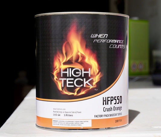 High Teck HFP550 Crush Orange Basecoat Urethane Auto Paint Gallon - Chry PL4