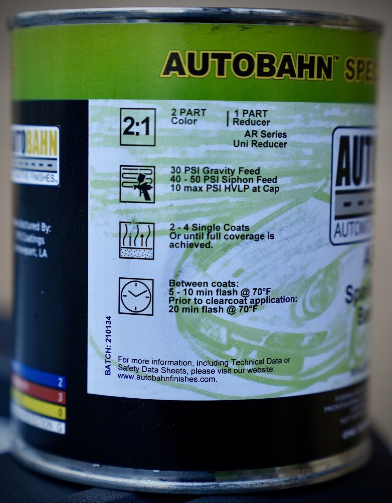 Autobahn Sparkle Silver BaseCoat QUART Size Automotive Paint GM High Teck AB-01