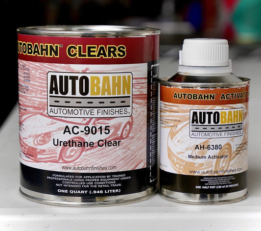 Autobahn AC-9015 Auto Urethane Clear Coat QUART Kit! Medium Hardener Include
