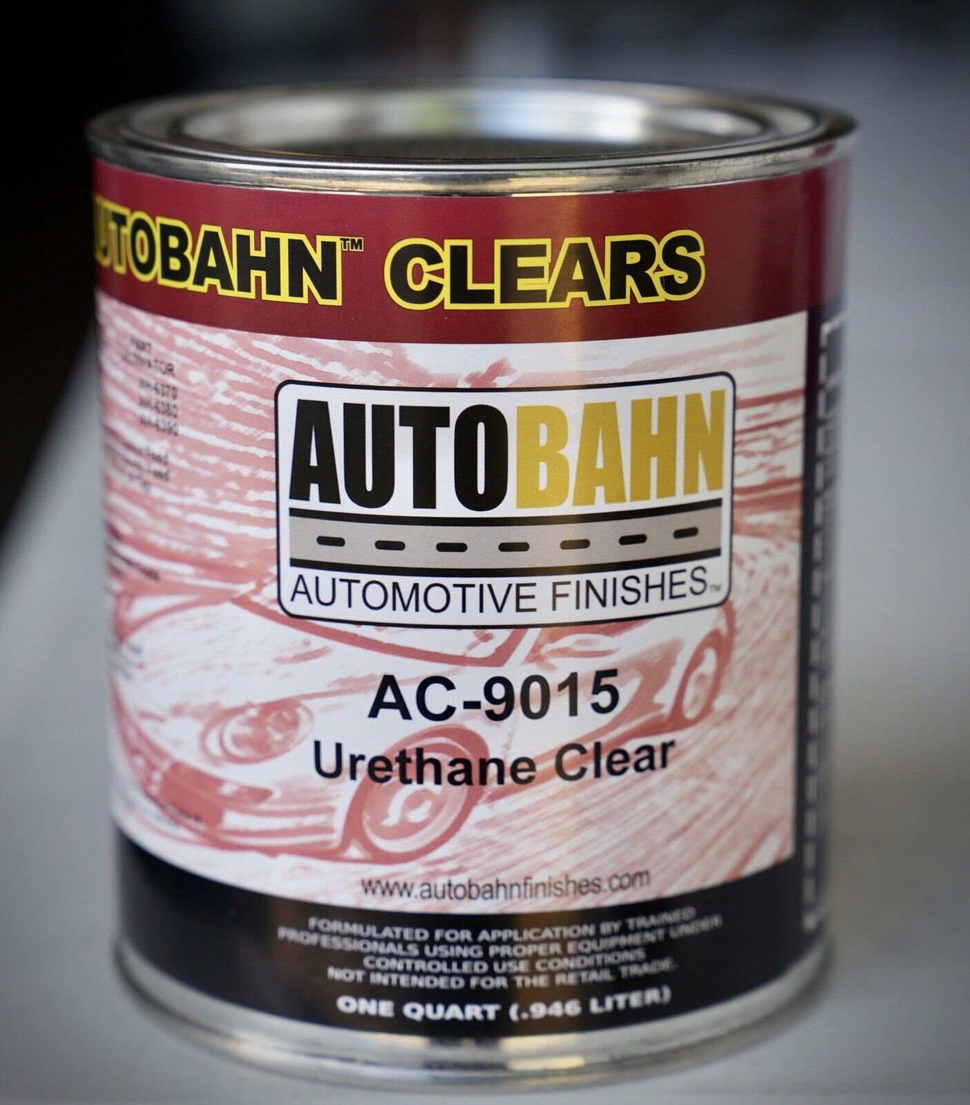 Autobahn AC-9015 Auto Urethane Clear Coat QUART Kit! Medium Hardener Include