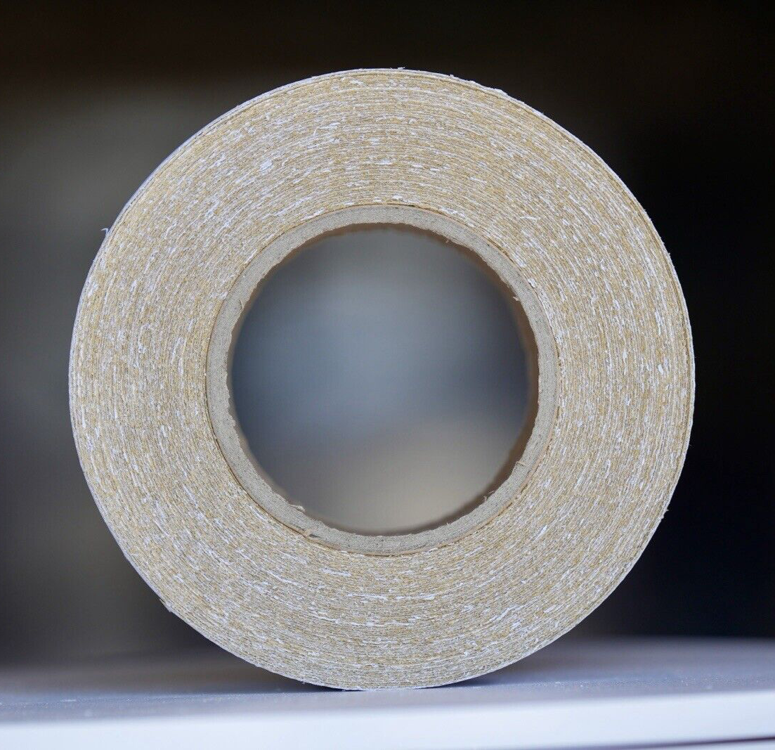 180 Grit Gold Longboard Sandpaper Roll 2-3/4" Wide, 25yds, PSA Sticky