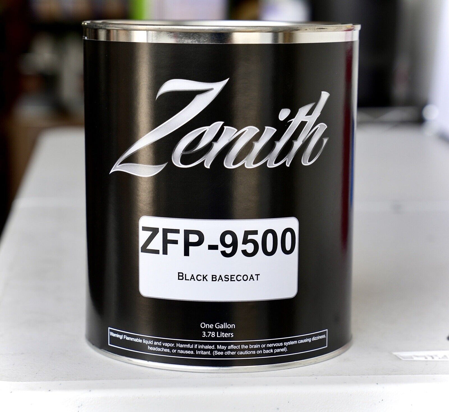 Zenith Black Factory Pack Urethane Basecoat GALLON! 1:1 Mix Auto Paint - ZFP-9500