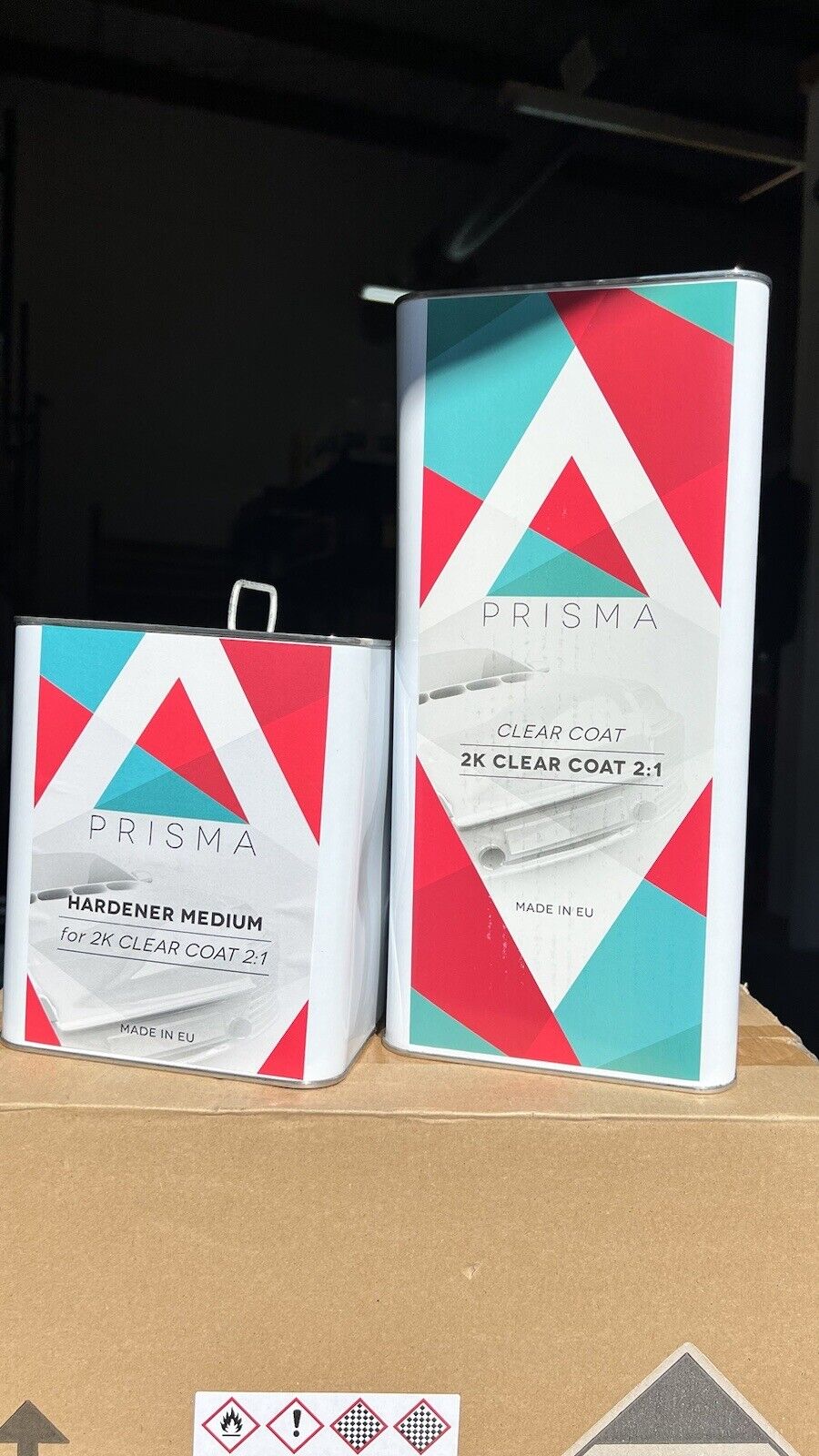 Euro Clear Coat Kit 7.5 Liter Prisma High Gloss Urethane 2-1 Mix