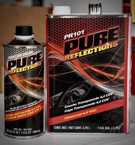 Pure Reflections Auto High Gloss Urethane 4:1 Clear Coat Gallon Kit
