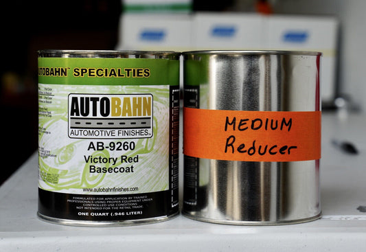 Autobahn Victory Gm Paint 9260 Red Base Coat Ab-9260 Quart Size Kit W/reducer!