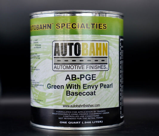 Autobahn Green With Envy Pearl BaseCoat QUART Auto Paint High Teck AB-PGE