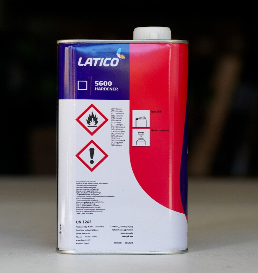 KAPCI 5860 4:1 HARDENER ONLY Quart Size. For Latico Clear Coat, Slow Medium Fast