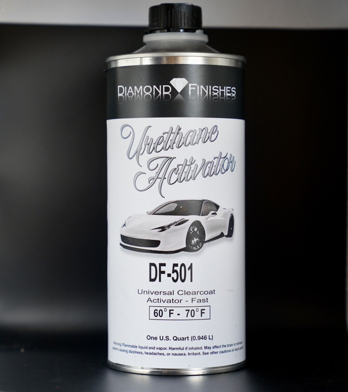 Universal Auto Clearcoat Urethane Hardener Quart Size