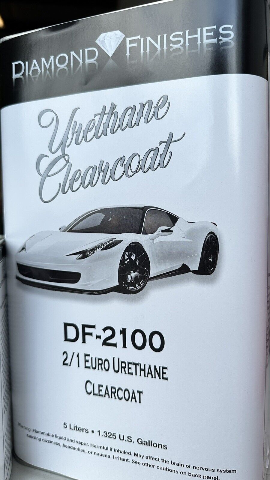Euro 7.5 Liter Diamond Finishes High Gloss Urethane 2-1 Mix Clear Coat Kit