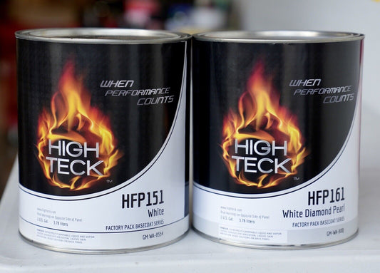 High Teck GM WA8554 + WA800J White Diamond Pearl Basecoat 3 Stage - Auto Paint Kit