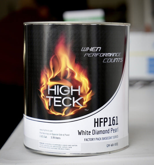 High Teck HFP161 White Diamond Pearl Basecoat GALLON GM 800J Auto Car Paint