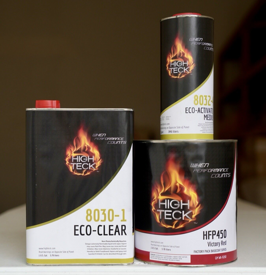 GM 9260 High Teck 8030 Victory Red Basecoat Paint & Clearcoat Gallon Kit