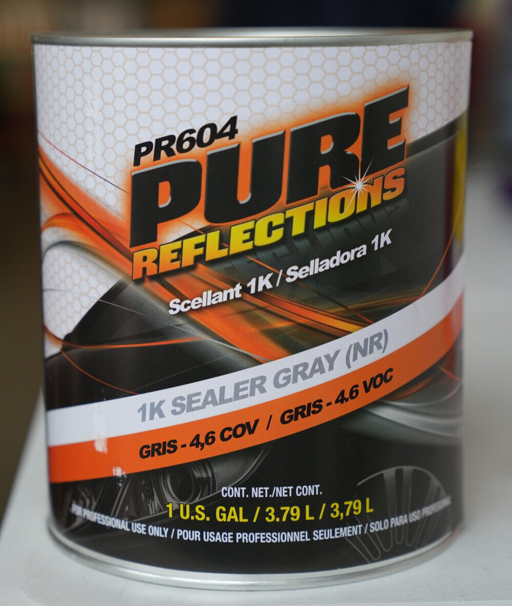 Pure Reflections Automotive Gray 1K Primer-Sealer Ready To Spray Gallon