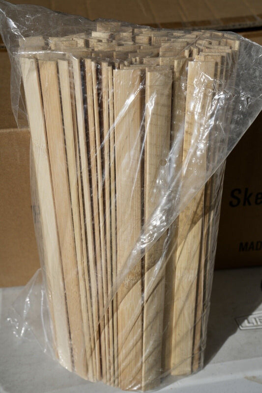 Paint Mixing Stirring Sticks Bamboo Wood 100 pcs