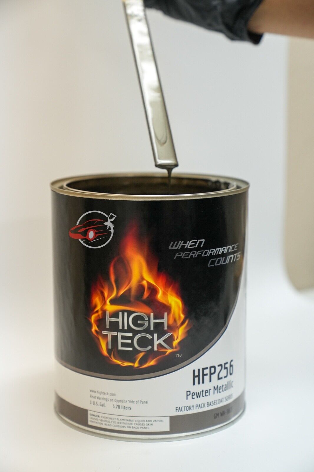 High Teck 8030 GM WA382E Pewter Metallic Basecoat Paint & Clearcoat Gallon Kit!