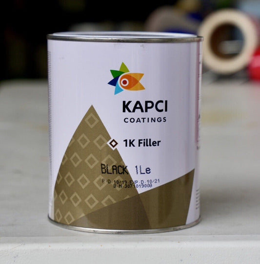 Kapci Automotive 1K Primer Filler 1:1 Mix Black Quart