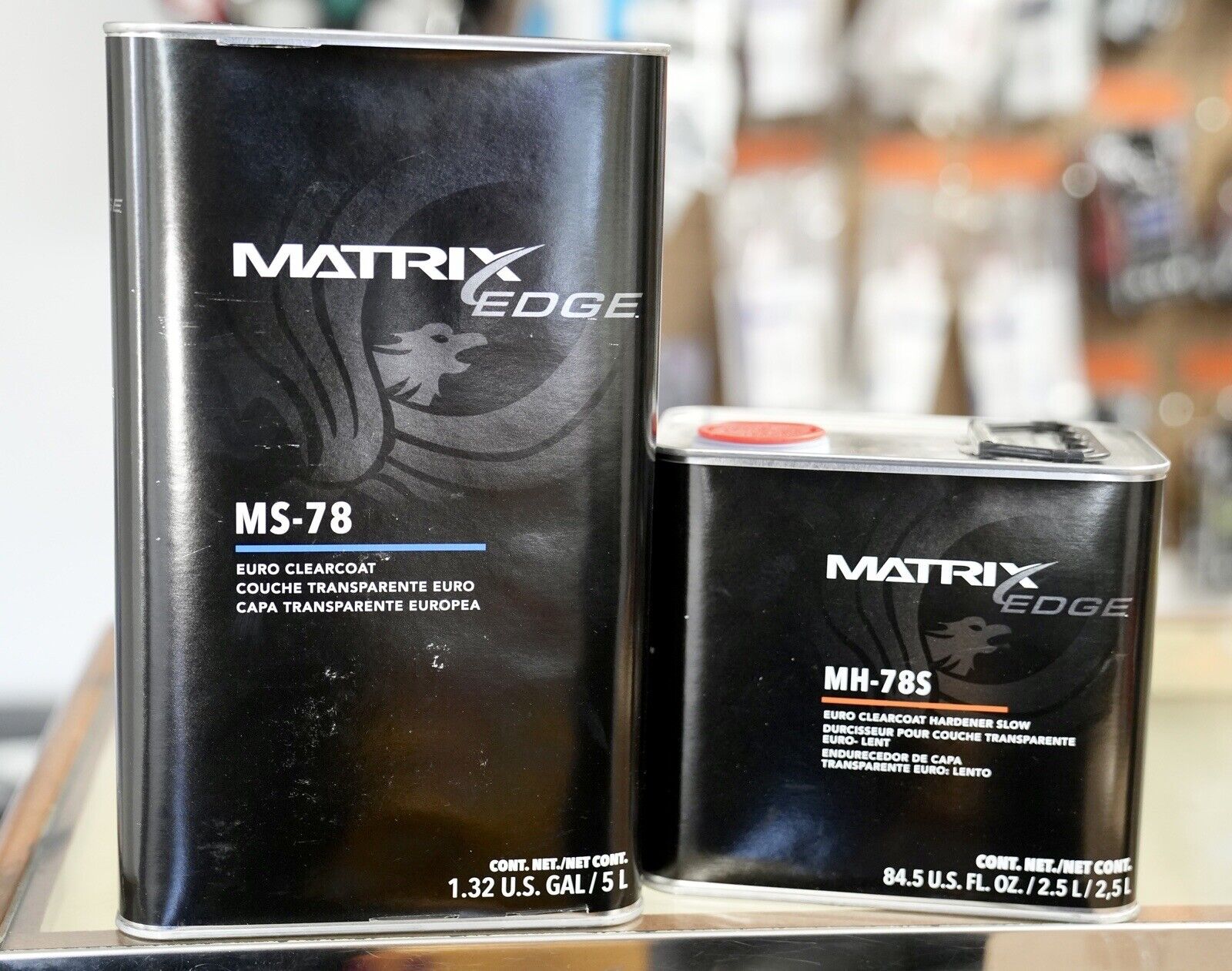 Matrix Edge MS-78 Euro 2:1 Clearcoat 7.5L Kit With Slow/Medium Hardene ...