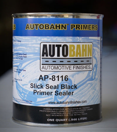 Autobahn AP-8116 Slick Seal Black 1K Primer Sealer Quart Size