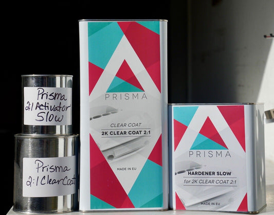 Euro QT Size Clear Coat Kit Prisma High Gloss Urethane 2-1 Mix