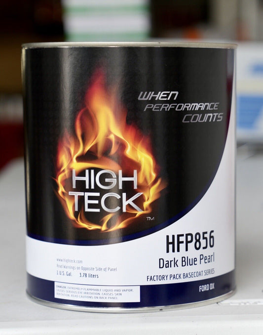 HIGH TECK HFP 856 FORD DX DARK BLUE PEARL BASECOAT PAINT GALLON SIZE!