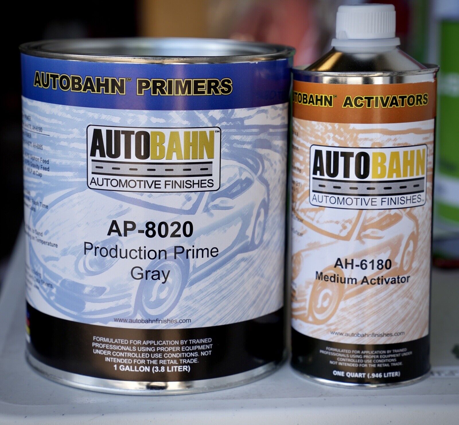 Automotive Primer AP 8020 Autobahn 2K Production Primer Surfacer Gray ...