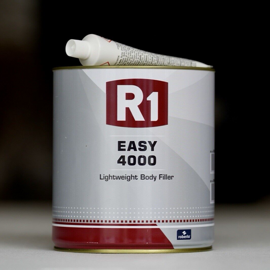 Roberlo R1 Easy 4000 Lightweight Body Filler Smooth Finishing w/Hardener!