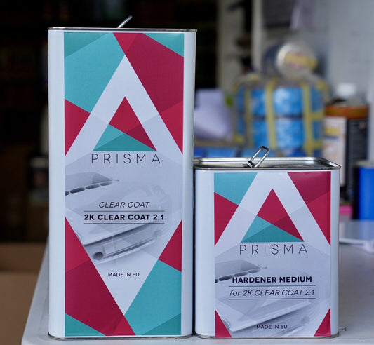 Euro Clear Coat Kit 7.5 Liter Prisma High Gloss Urethane 2-1 Mix