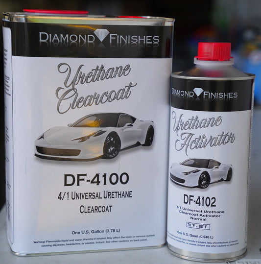 Diamond DF-4100 2K Glamour Urethane 4:1 Auto Clear Coat Gallon/Hardener Valspar