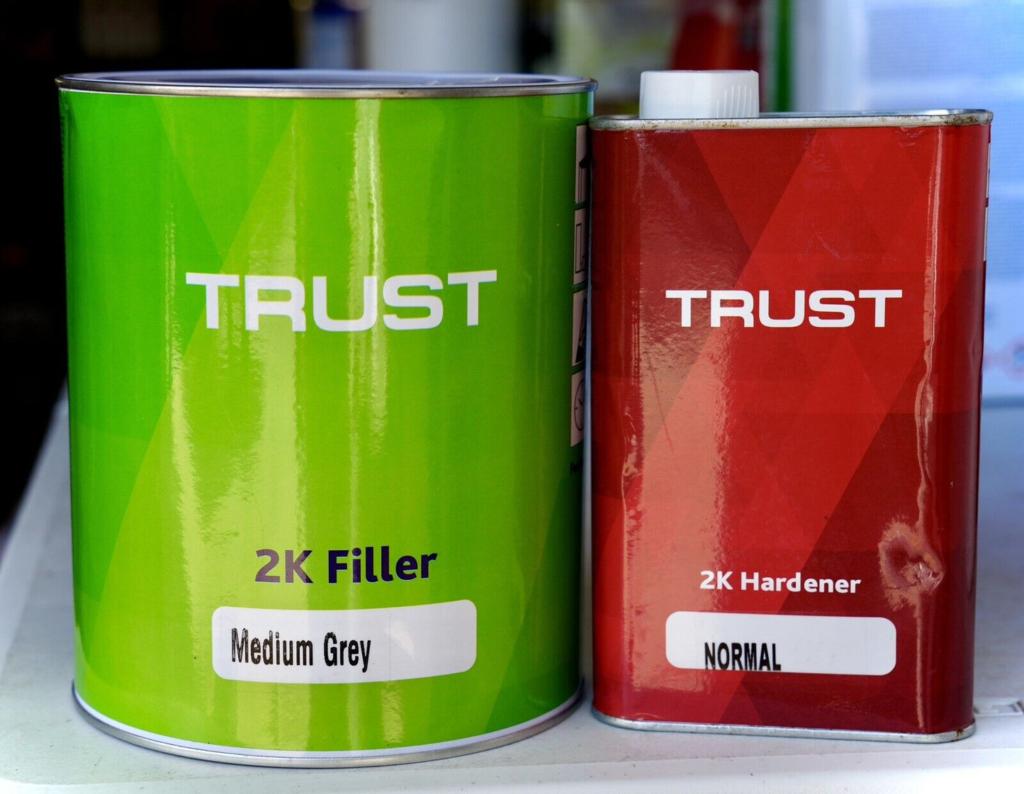 Trust Automotive 2K Urethane Primer Surfacer/Filler Gray Gallon Kit (4:1:1 Mix)